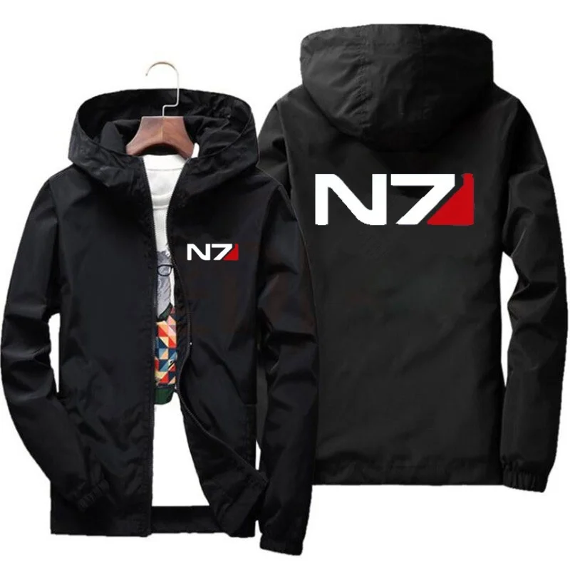 

Spring New Men's N7 Bomber Zipper Jacket Male Casual Streetwear Hip Hop Slim Fit Pilot Coat Men Clothing Plus Size 7X
