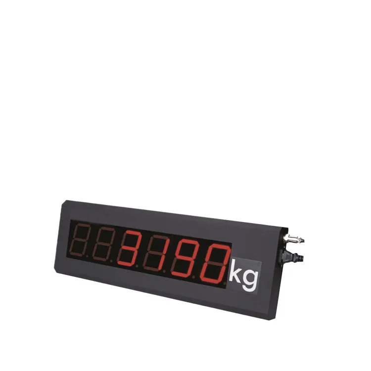 

Weighing display, black, large digital display