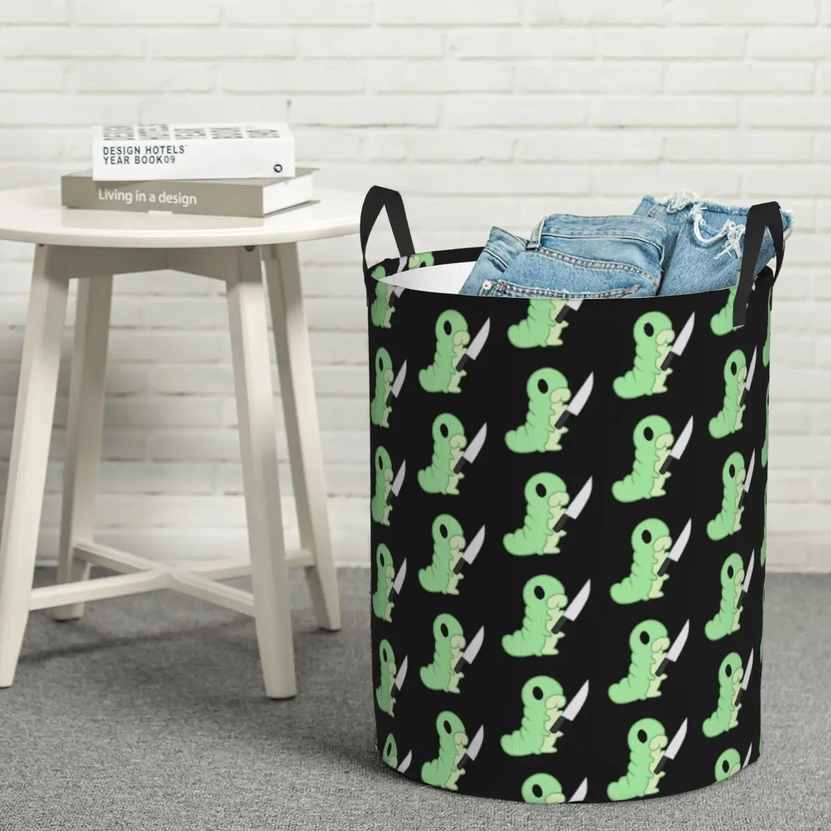 Laundry Collector Hollow Knight Grub With A Knife Foldable Laundry Basket Home Organizer Children Washing Basket Home Organizer