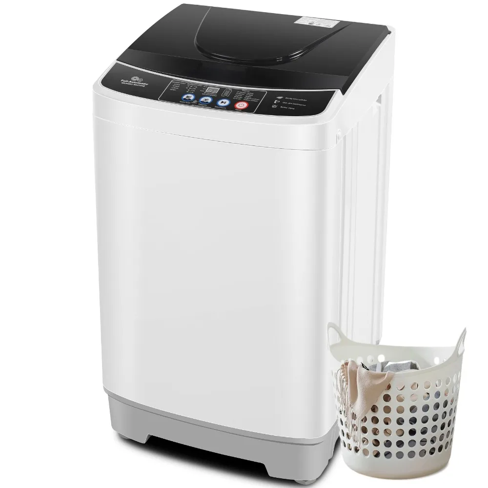 Portable Washing Machine 15.6Lbs Large Capacity 2.1 Cu.ft Laundry Machine with 10 Programs and 8 Water Levels Selections