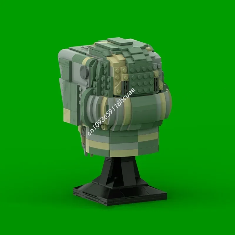 564PCS Star Battle 41st Legion Scout Trooper Buste Helmen Model Moc Bouwstenen Stapelen Bakstenen Creatief Speelgoed Kid Gift Diy