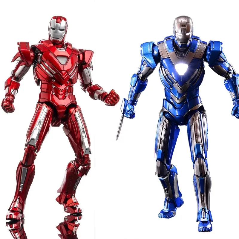

Iron Man Cs Mk33 Mk30 Comicave 1/12 Scale Alloy Centurion Glowing Action Figure Collectible Toy Model Luminous War Robot Gifts