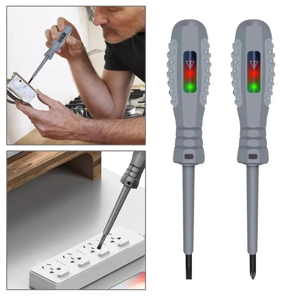 Digital Voltage Tester Pen Multifunctional Non-contact Induction Tester Line Electricity Test Pen Screwdriver Indicator