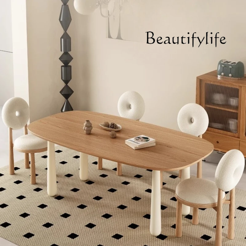

Decoration Modern Kitchen Tables Outdoor Tall Oval Luxury Dining Tables High Nordic Tavolo Rotondo Pranzo Dining Room Furniture