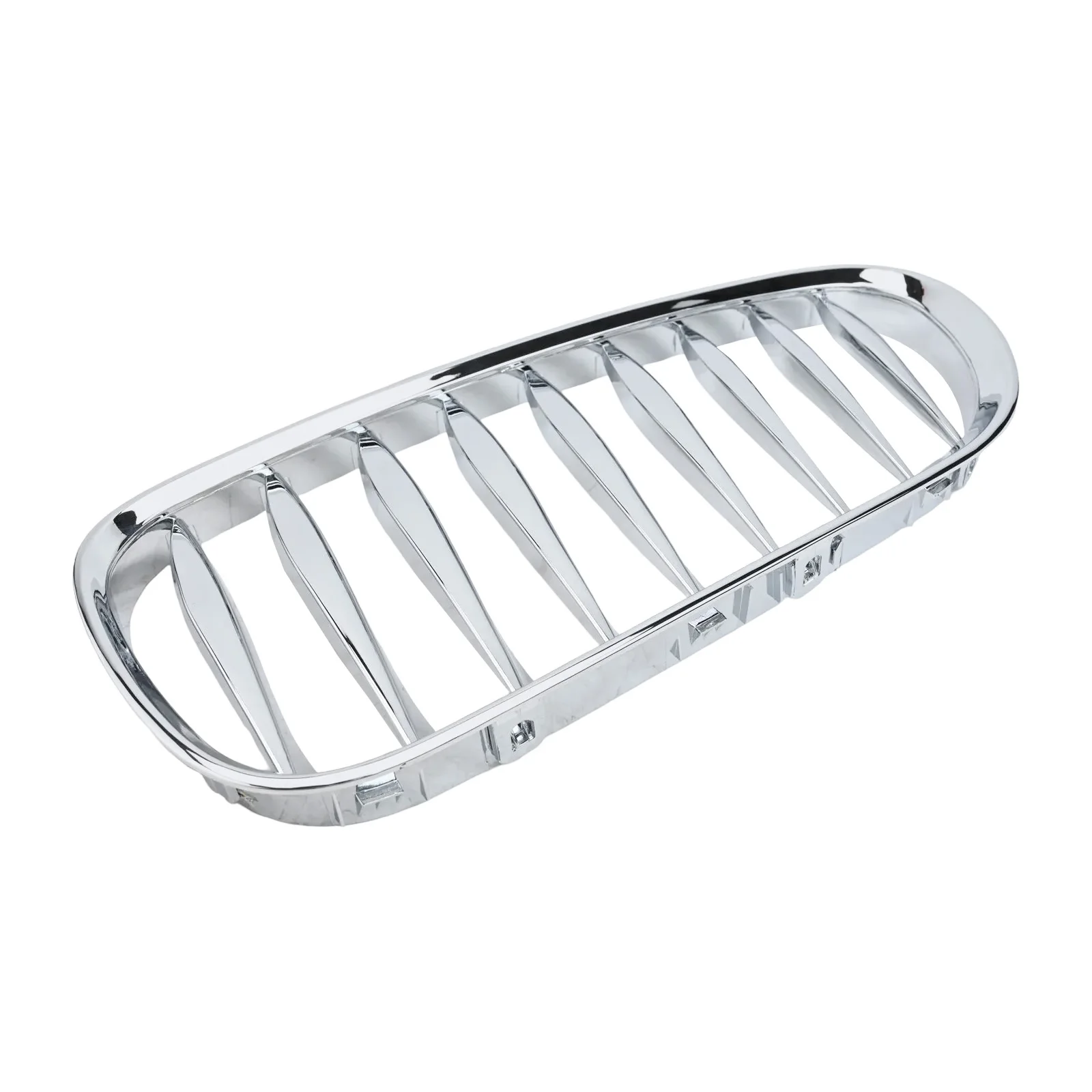 Front Intake Grille Automotive Single-line Electroplating Frame Grille Silver 51117117757 51117117758 For BMW Z4 E85 2003-2008