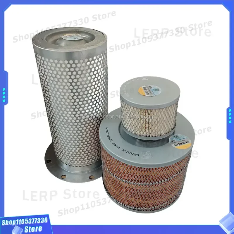 Industrial Air Compressor Accessory Kit With Air Filter And Maintenance Consumables For Effective Protection Aluminum Parts