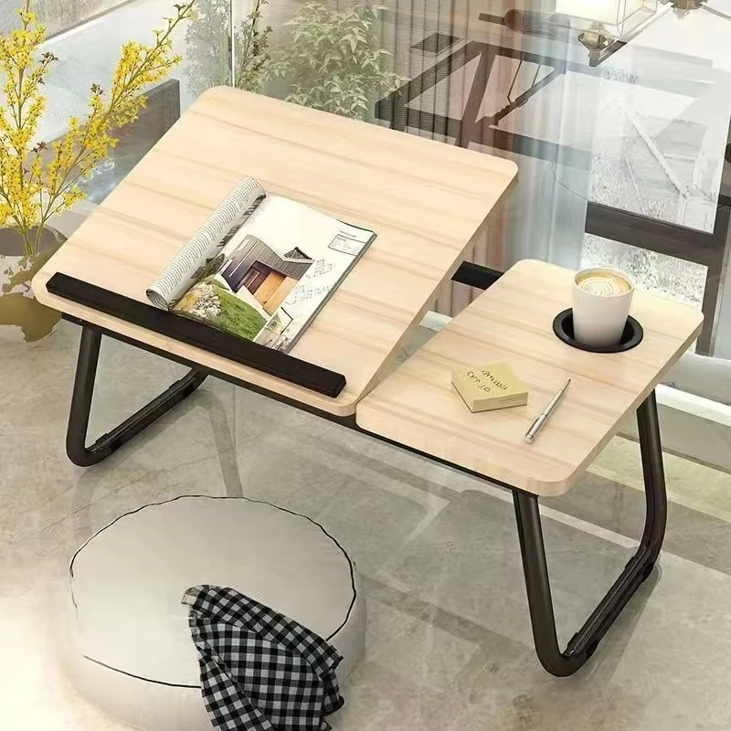 Adjustable Height Integrated Foldable Gaming Desk Compact Ergonomic Computer Lazy Desk Practical Table Design