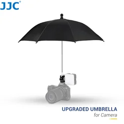 JJC Camera Hot Shoe Umbrella Rain Cover Protector Sunshade for Canon R6 Mark II EOS R10 R8 R7 R6 R5 R3 Sony a7R V a7 IV Nikon Z8