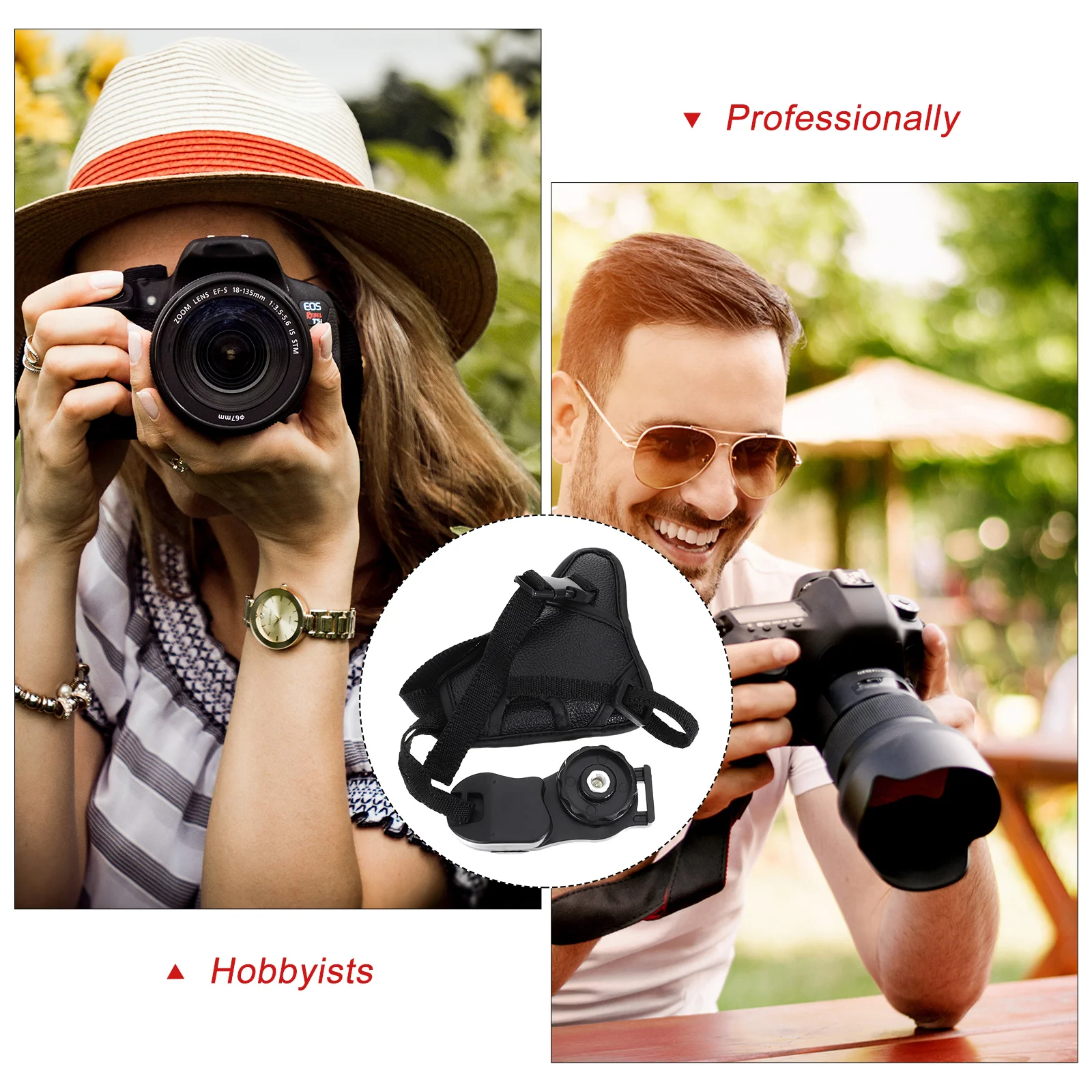 

2pcs s Black Protective H Camera Straps Straps Adjustable Camera Accessories Pu Anti Vibration