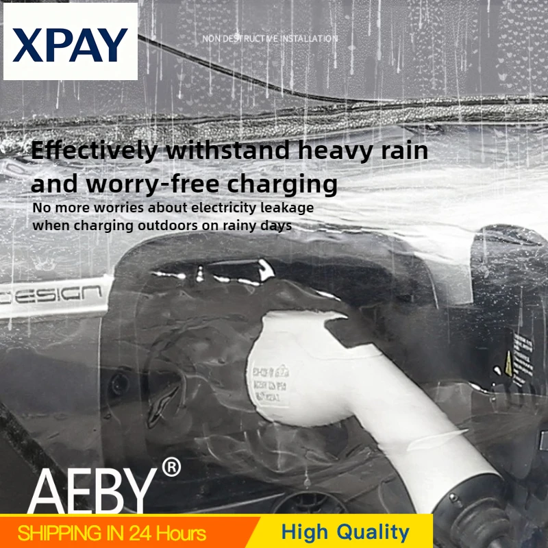 

New Car For BYD Sealion 7 2024 Waterproof Charging Gun Cover Outdoor Charger Protector Case, Dustproof Rain Shelter Car Accessor