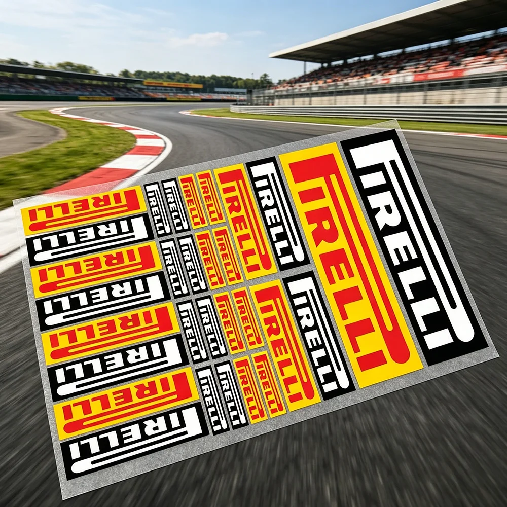 FOR PIRELLI Vinyl Decal Stickers for Motorcycle, Auto Body, Bumper, Window, Laptop, Wall & Car Tuning Accessories