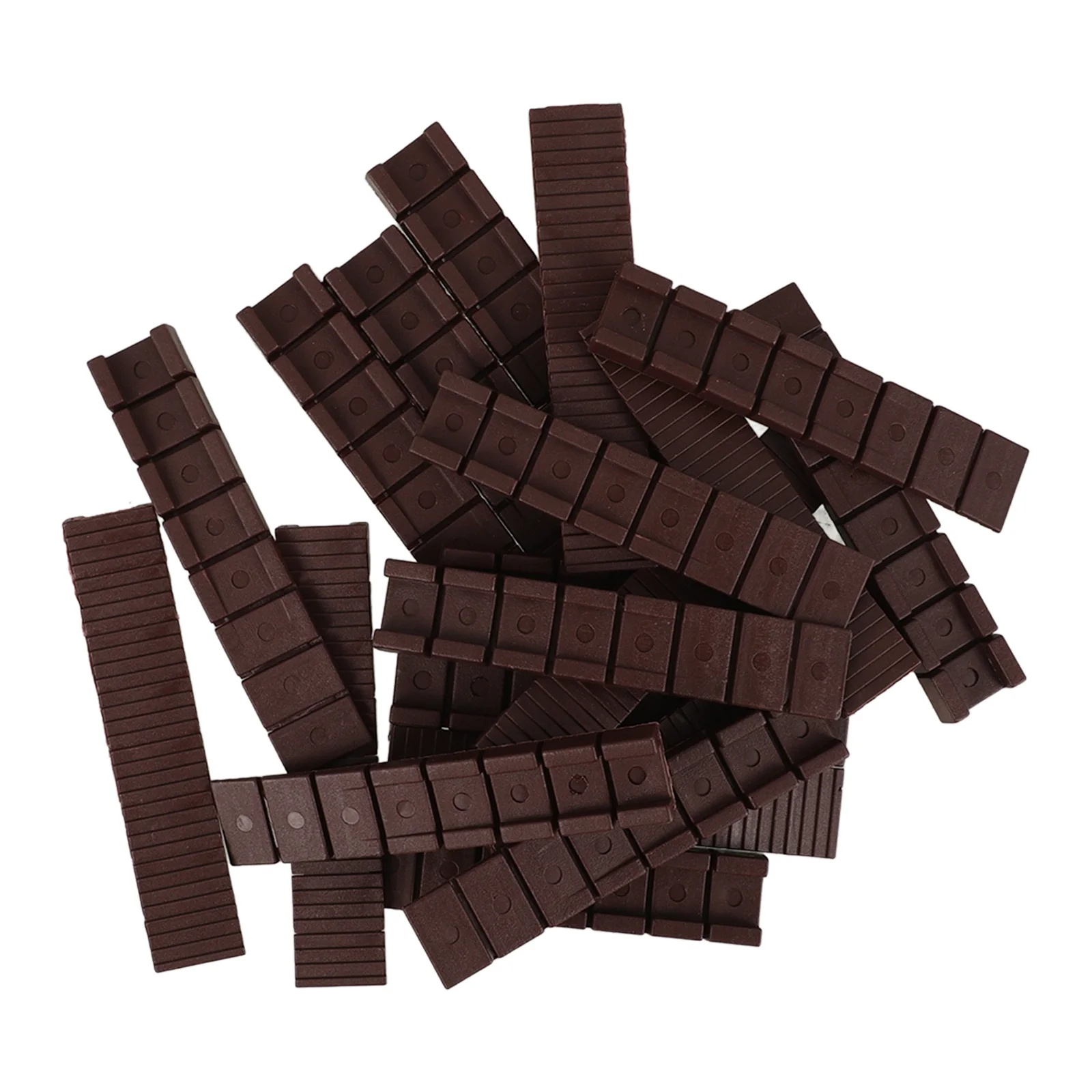 20 قطعة الحشوات التسوية للأثاث البلاستيك أسافين قابل للتعديل الطابق مستوي الجدول كرسي خزانة السدادات الحشوات أسافين ل #6