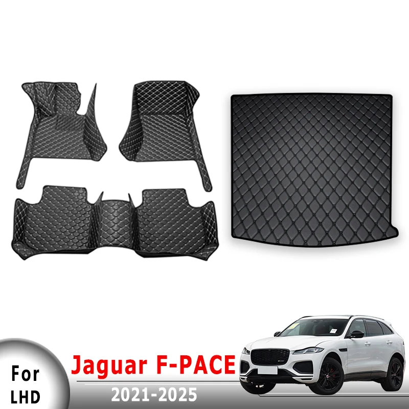 

Car Floor Mats Trunk Carpets For Jaguar F-PACE 2021 2022 2023 2024 2025 Product Auto Interior Accessories Foot Pad Waterproof