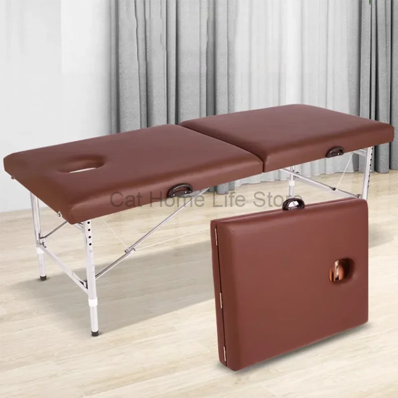 Folding Massage Lash Bed Pedicure Tattoo Bench Spa Mattresses Massage Table Couch Portable Cama Dobravel Salon Furniture