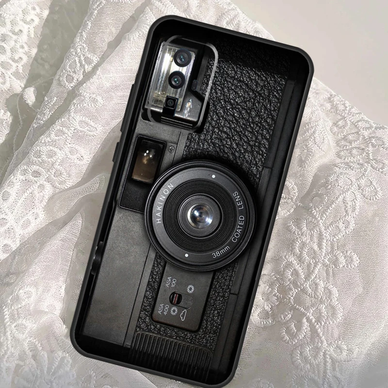 Vintage Retro Camera Case For Xiaomi 13T 14T Pro 12T 11T 13 14 Ultra POCO X6 Pro M6 X3 X5 M5s F3 F5 F6 Cover