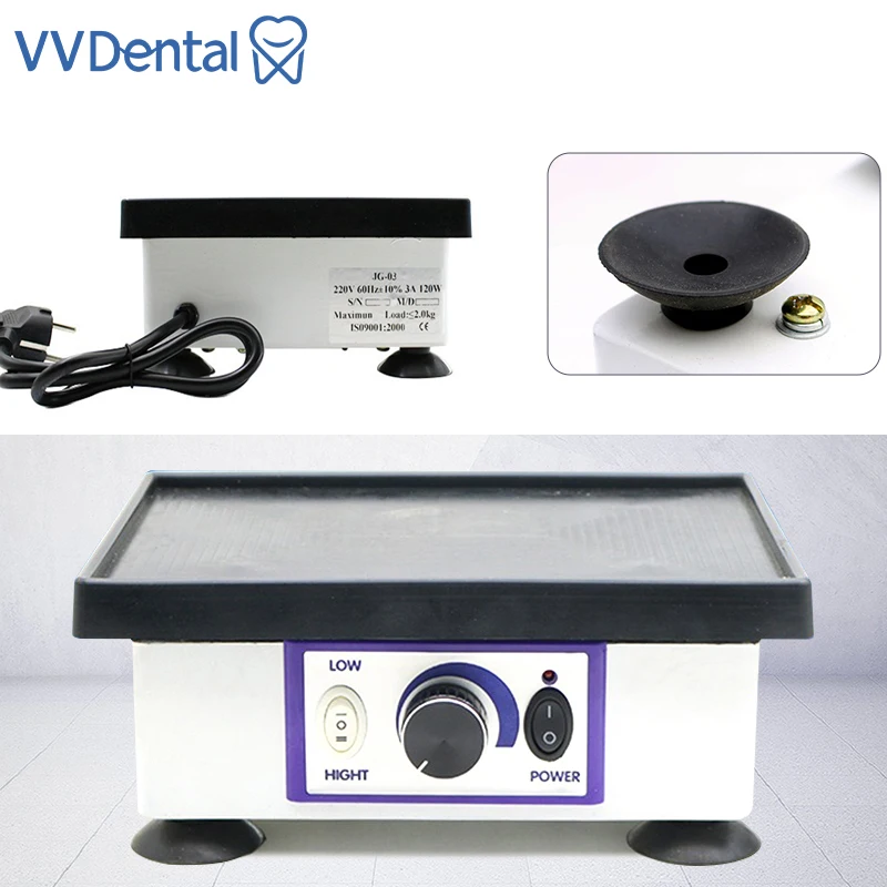 VVDental 120W Dental Gypsum Oscillator Dental Medel Vibration Machine Dental Laboratory Equipment Gypsum Shake Machine