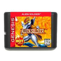 Alien Soldier 16 Bit MD Game Card Reproduction Game Cart for Sega Genesis Mega Drive