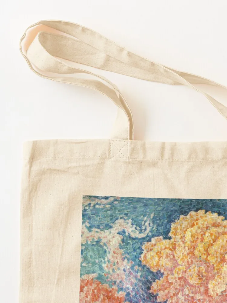 Favourite Artist - Paul Signac - The Pink Cloud Tote Bag hand bags Gift bags Women's bags