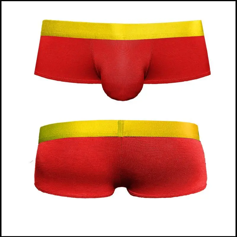 Low Waist Man Bulge Penis Pouch Underwear Big Cock Boxers Gay U-Convex Dick Boxers Enhance Sexy Lingerie Underpants Sex Briefs