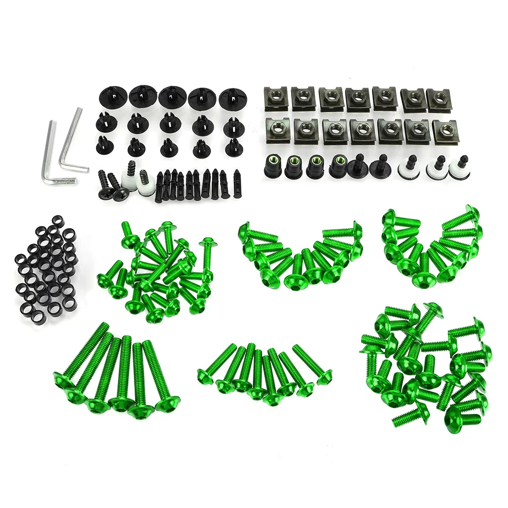 

M6 M5 Fairing Bolts Kit Bodywork Fasteners Screws Nut FOR KAWASAKI ZX11 zx1100 ZX1200 ZX12R ZX14 ZX1400 ZX14R ZX25R ZX4r ZX6