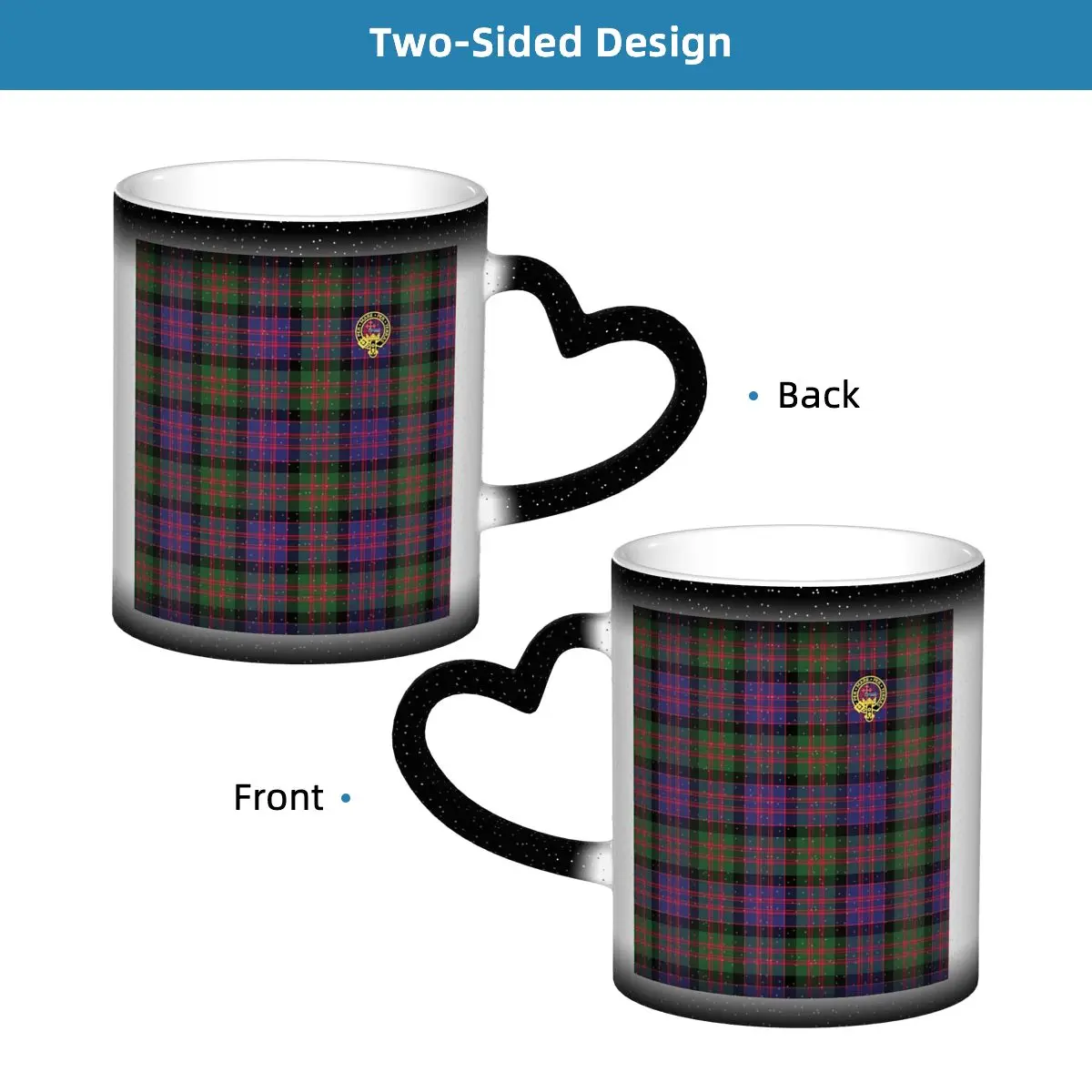 ماكدونالد آند ماكدونالد عشيرة الترتان مع شارة من Faelee القدح مضحك أكواب القهوة السيراميك أكواب الشاي كوب حليب درينكوير #2