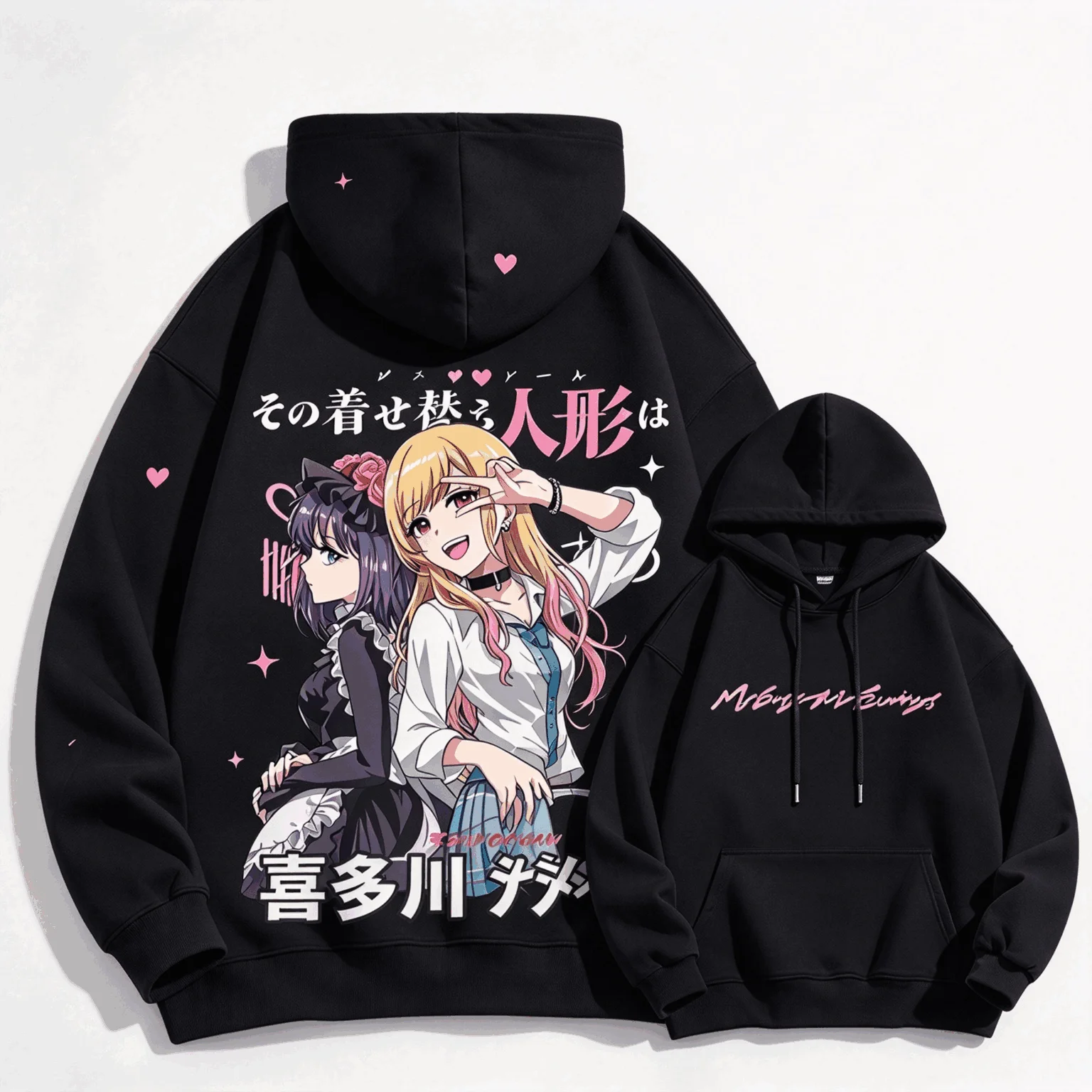 My Dress-Up Darling Print hoodies Casual Loose Oversized Unisex sweatshirt Sports Graphic Retro Fashion Neutral Harajuku Classic