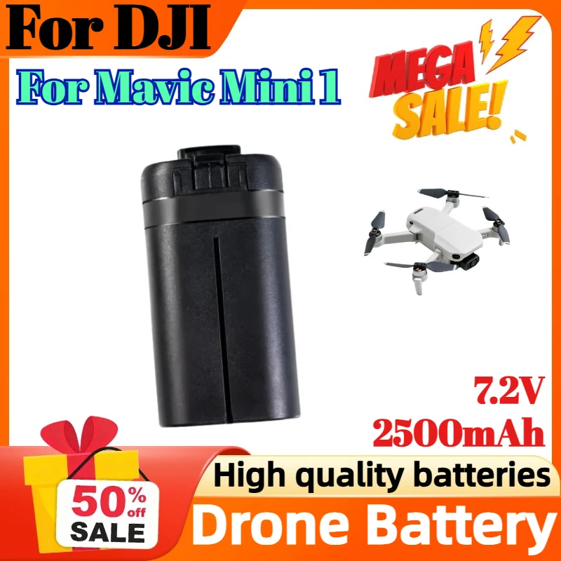 

2500mAh 7.2V for Mavic Mini Battery Capacity Flight Time 30 Minutes Compatible Mavic Mini Intelligent Flight Battery Accessories
