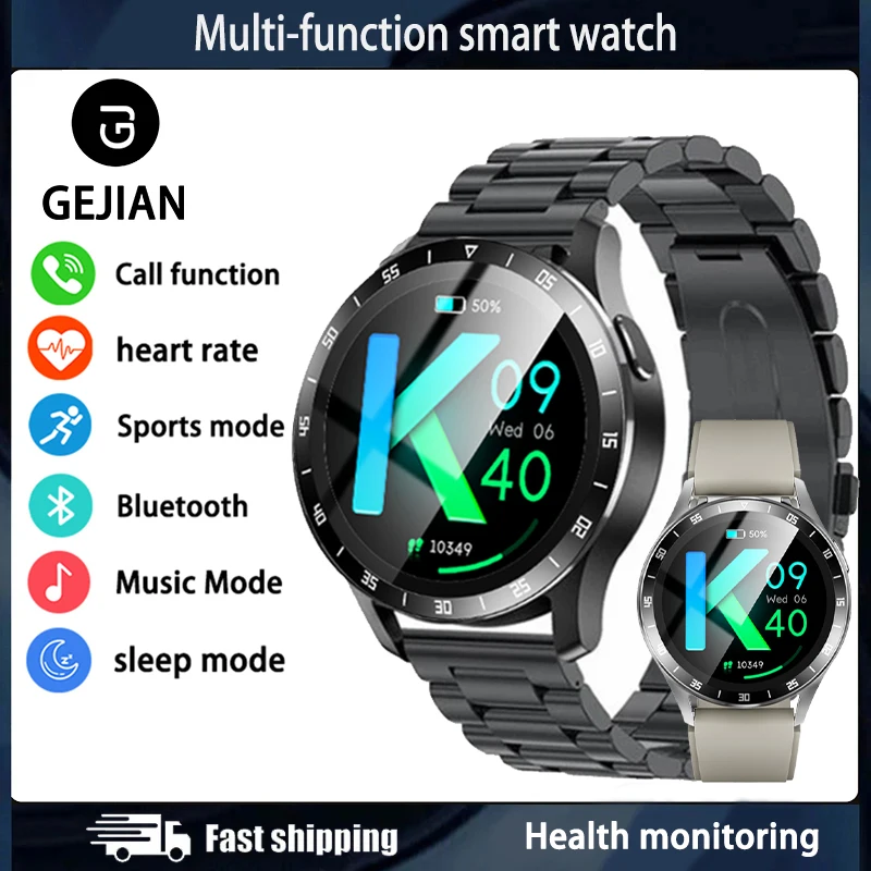 

Новые наушники GEJIAN X10, часы TWS 2-в-1, беспроводные Bluetooth-двойные наушники, подключенные к мобильным фитнес- и спортивным часам