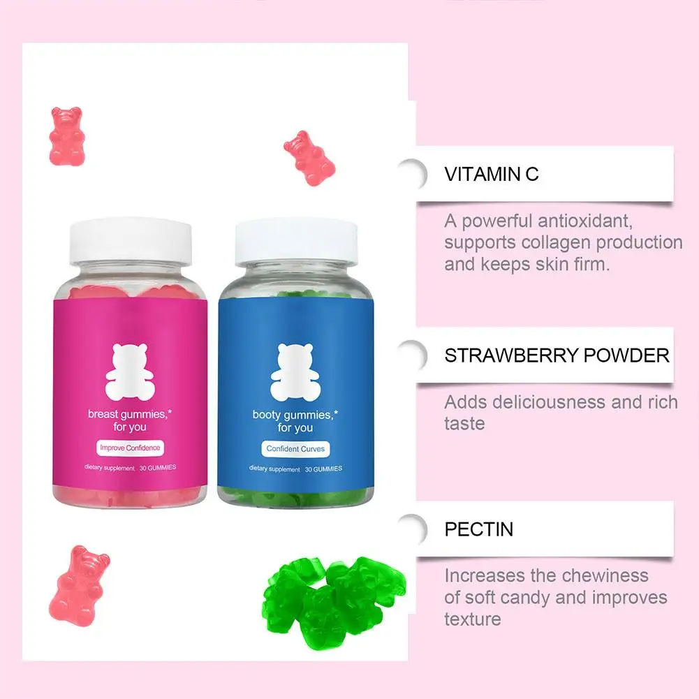 Permen Jeli Pembesar Dan Pembentuk Payudara 30 Permen Jeli/botol