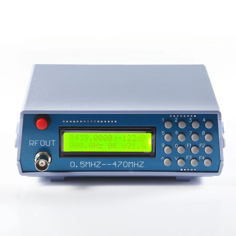 Signal Generator 0.5MHz-470MHz RF Signal Generator Meter Tester for FM Radio Walkie-talkie Debug Digital CTCSS Singal Output