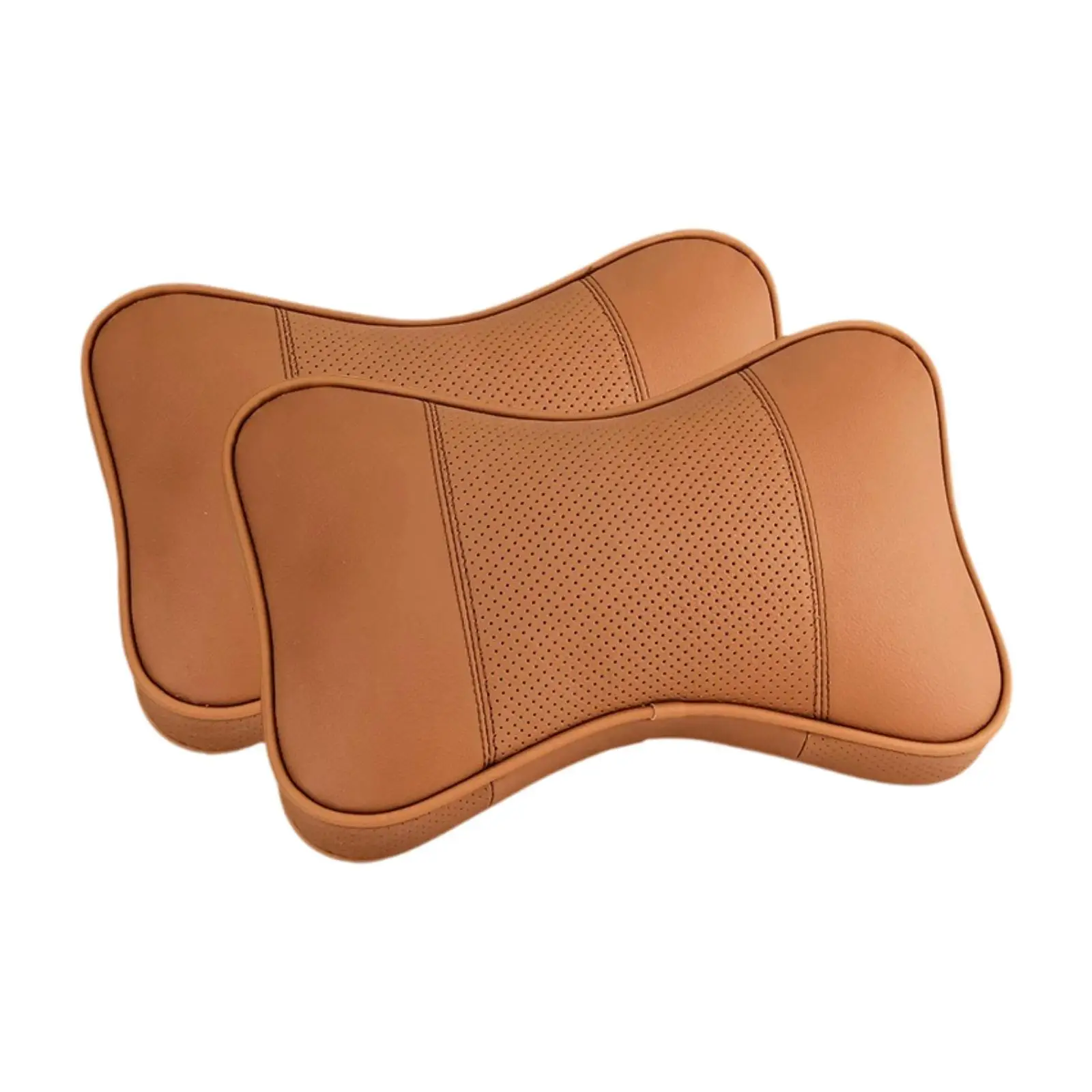 2x cuscino per il collo dell'auto, facile installazione, morbido cuscino per poggiatesta, cuscino per il collo del seggiolino auto, poggiatesta, guida, supporto universale per il collo