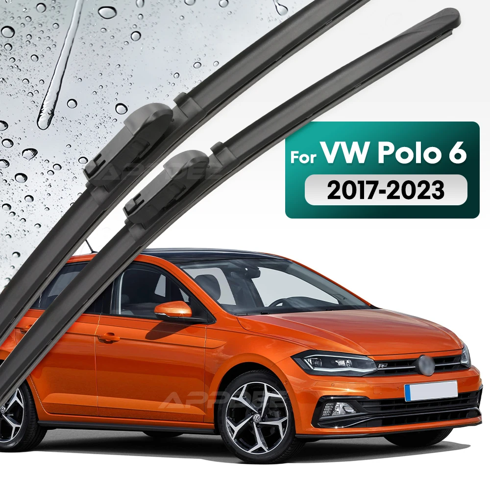 

Комплект силиконовых и резиновых передних щеток стеклоочистителя для VW Polo 6 AW BZ 2017-2023 Щетка для лобового стекла 26 дюймов + 18 дюймов