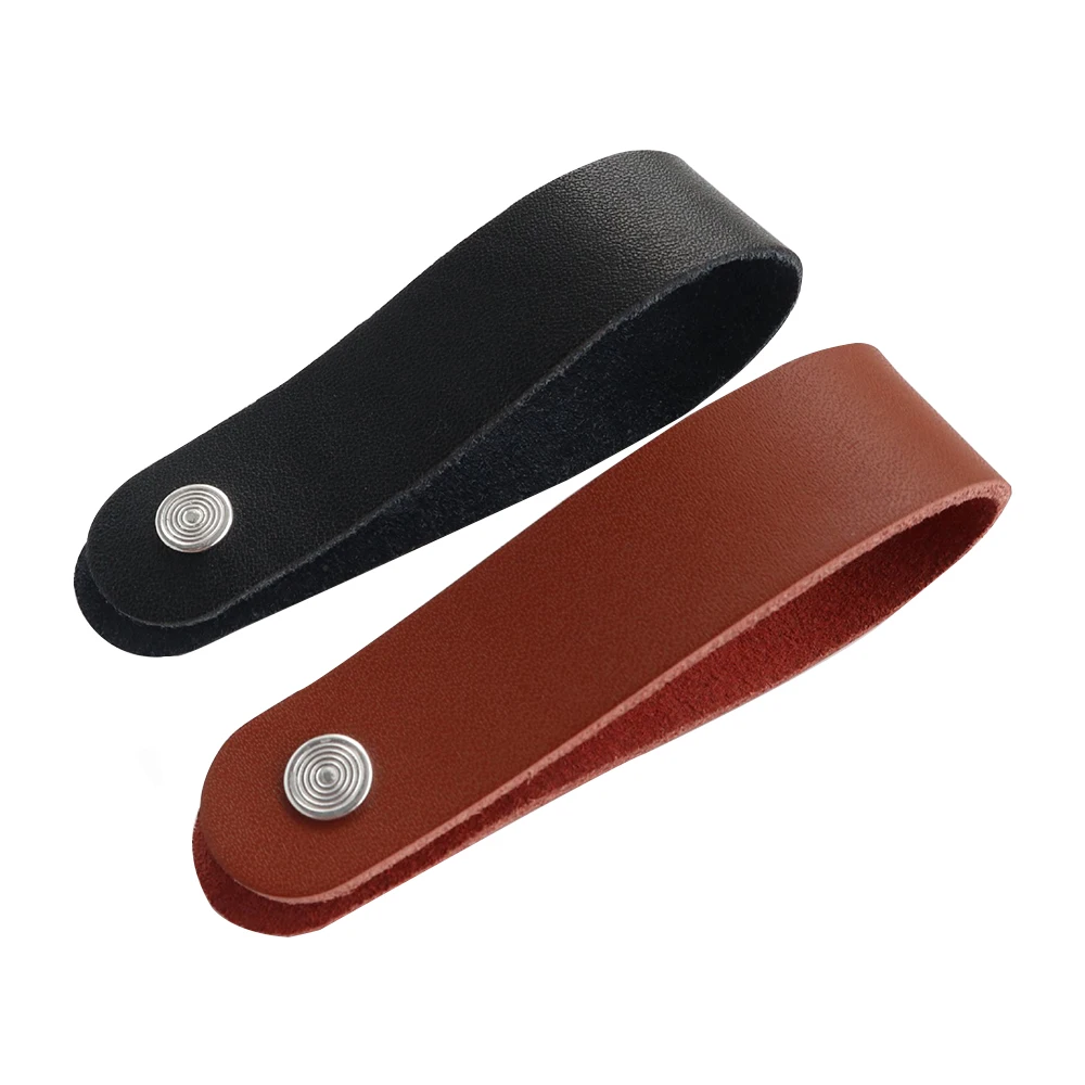 Guitar headband buckle nail ukulele folk wood electric classical guitar strap cordless strap leather head buckle