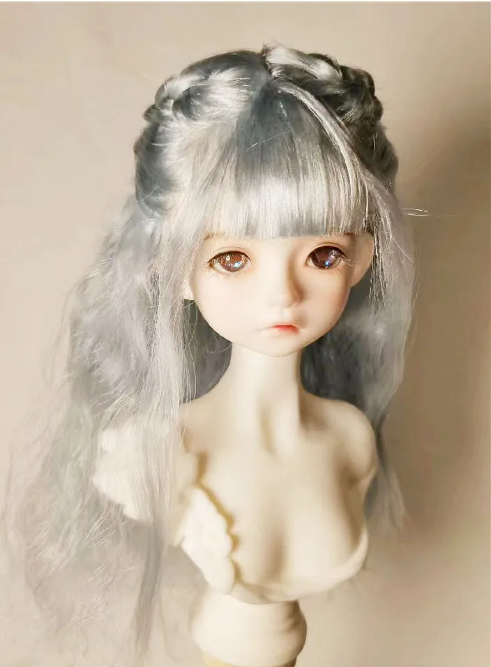 1/6 1/4 BJD Doll Hair, Milk Silk Or Mohair Toys Wig Free Shipping