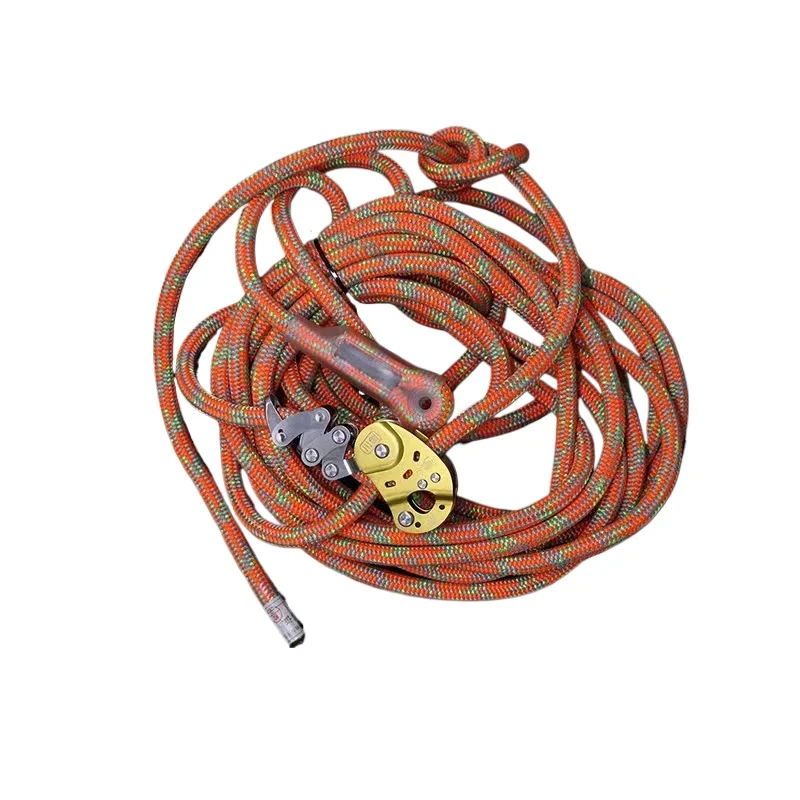 

Подходит для работы на высоте, для подъема на деревья, для спуска, для обслуживания кондиционеров, в качестве вспомогательного инструмента для работы с веревками и стропами.