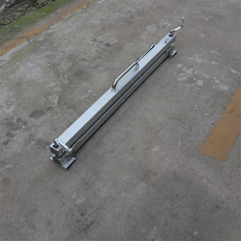 Manual guillotine right angle cutting machine Mine conveyor belt cutting machine