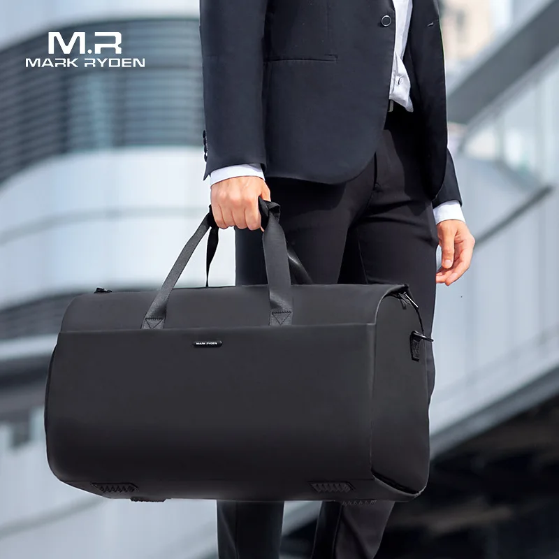 Men Multi-Function Large Capacity Travel Bag Suit Garment Luggage Bag 17 Inch Laptop Waterproof Tote Bag ShoePouch