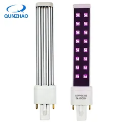Lamp For Nails UV LED 16 LEDS 9W 395nm Ultraviolet Nail Ice Lamp Bulbs For Replaced Curing Nail Art Dryer Bulbs Replacement Tube
