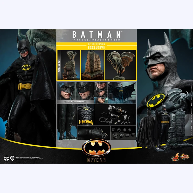 Originele Hot Toys Batman Action Figure 1/6 Detective Comics Figuren Ht Mms693 Bruce Wayne The Dark Knight Model Standbeeld Kids Gift