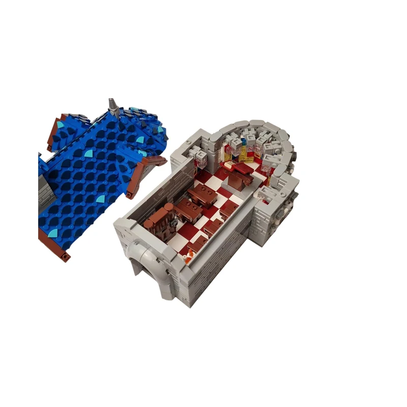 1035 Pezzi Cattedrale di San Pietro MOC, Blocchi da Costruzione Modulari Personalizzabili, Modello Semplice e Popolare, Giocattolo Fai-da-Te per Regali Festivi