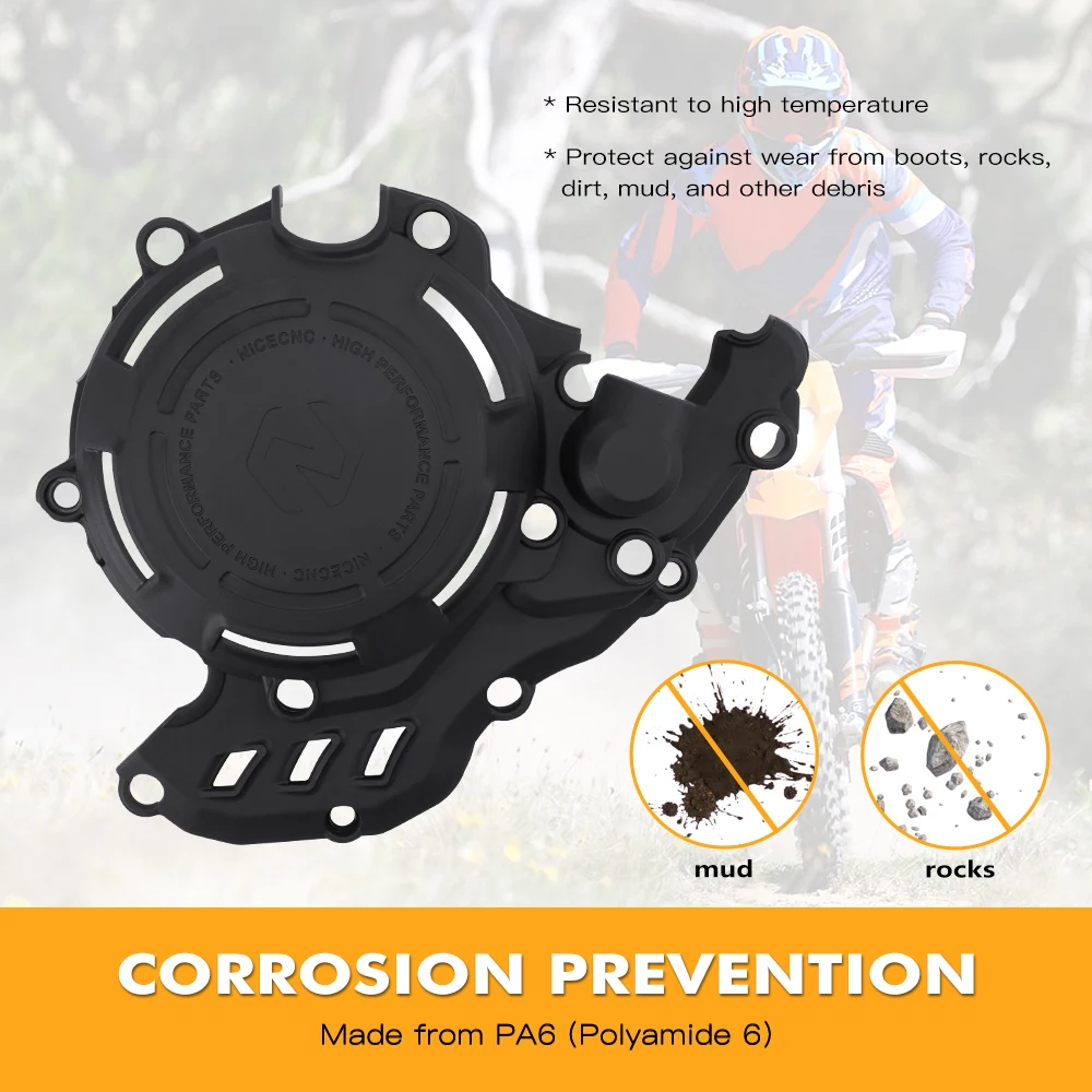 NICECNC For KTM EXC-F 350 Husqvarna FE 350 2017-2023 GasGas EC 250F EC 350F 2021-2023 Clutch Protector Ignition Guard Cover