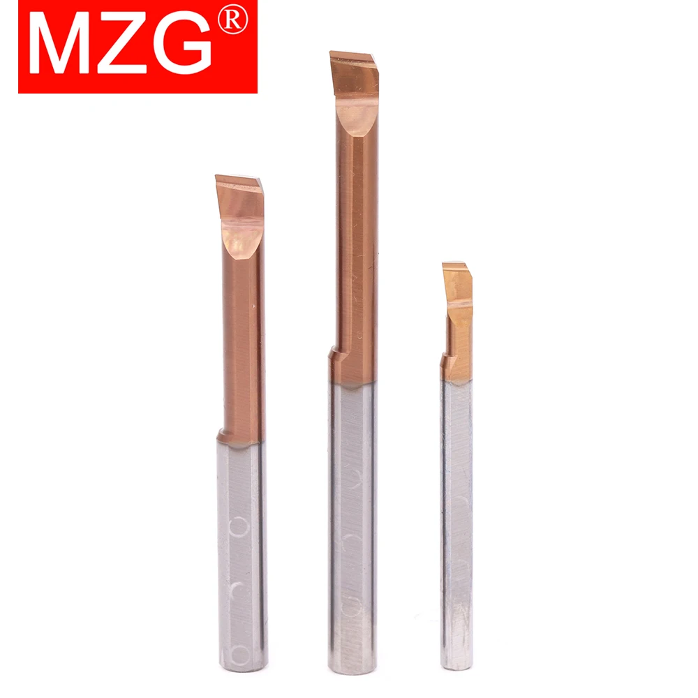 MZG 1pcs MTR Small Diameter Boring Tools Tungsten Steel Carbide CNC Machine Seismic Resistant Inner Boring Hole Turning Tool
