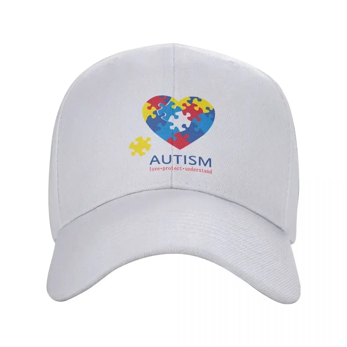 

Autism Awareness Men's Classic Baseball Cap Adjustable Buckle Closure Dad Hat Sports Cap
