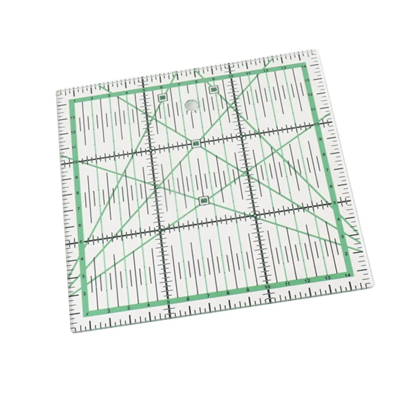 Transparent Acrylic Quilt Ruler with Precise Scales - Time-Saving Grid for Accurate Measuring & Cutting