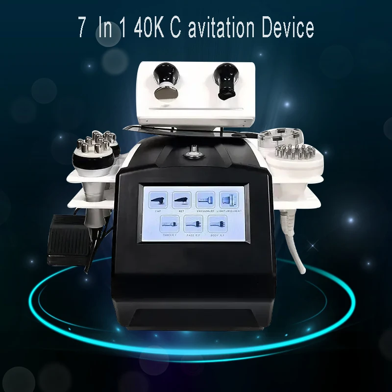 

New7 in1 40K CavitationDevicefor Skin Tightening Fat Reduction Skin RejuvenationBody Slimming and Body Contouring Beauty Device