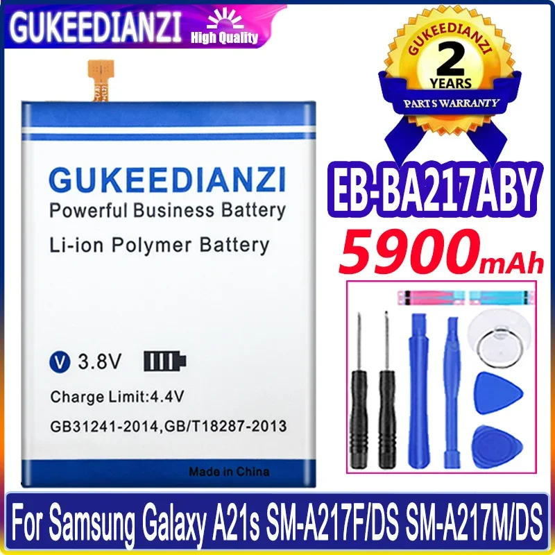 

EB-BA217ABY аккумулятор 5900 мАч для Samsung Galaxy A21s A12 аккумулятор для Galaxy SM-A217F A217DS, замена большой емкости B