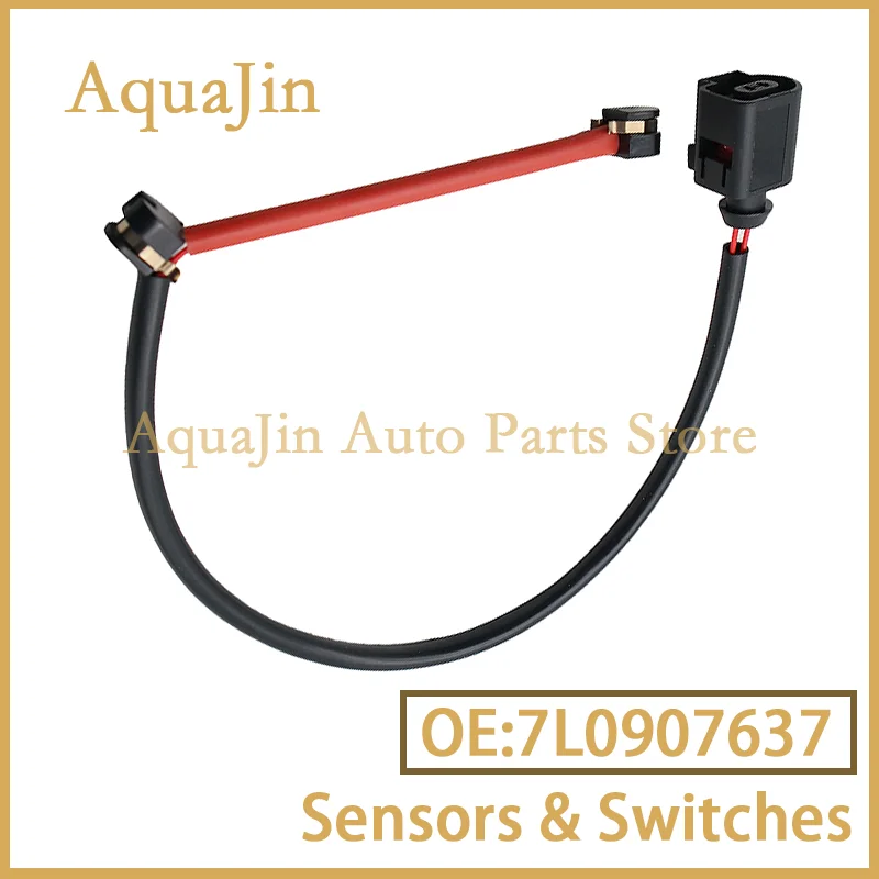 7L0907637 Rear Brake Pad Wear Sensor Indicator For Audi Q7 2007~2009 Volkswagen VW Touareg 2004~2010 Porsche Cayenne 2003~2006