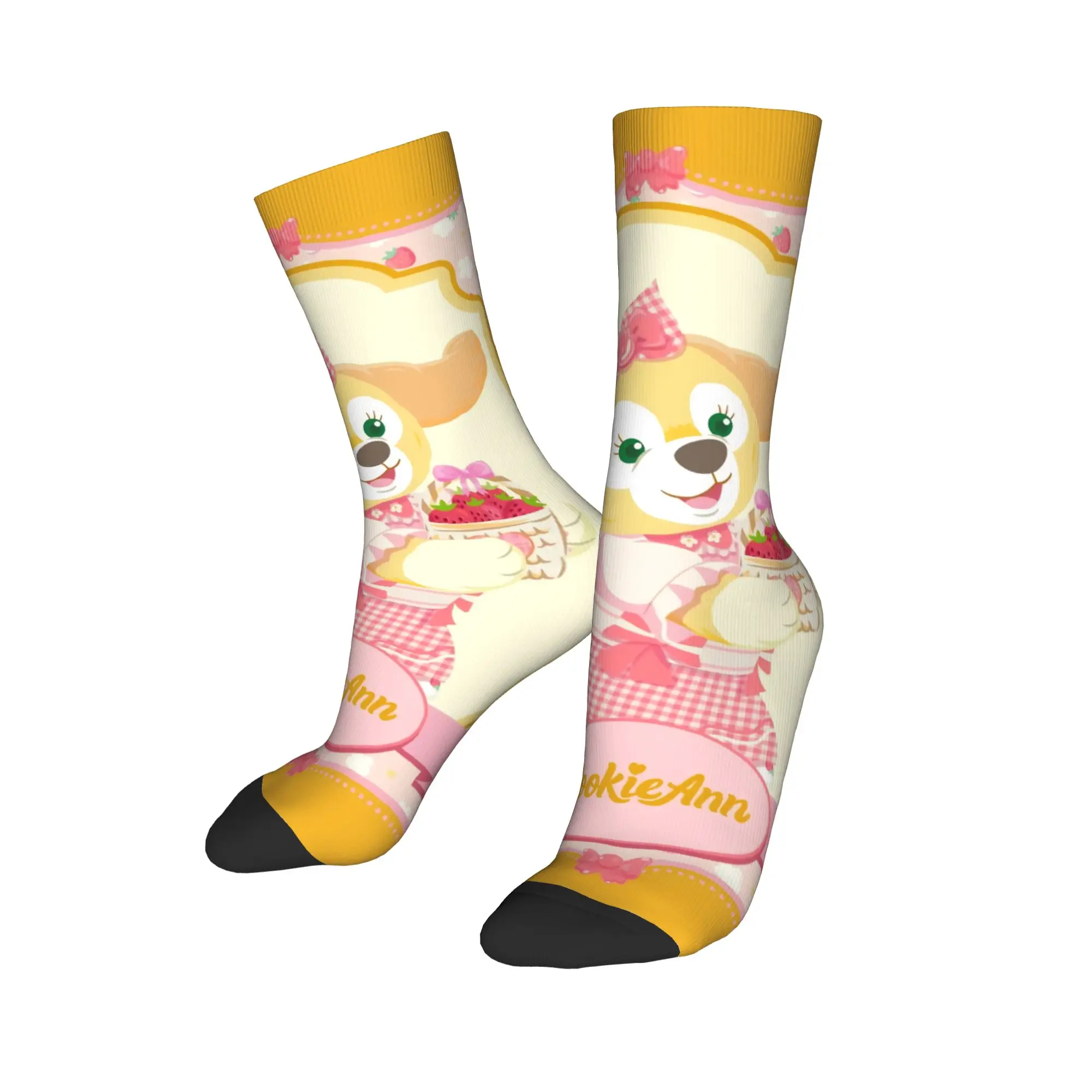 

Носки Duffy And Friends, мужские и женские модные носки Cookieann из полиэстера, Harajuku, весенне-летние, осенне-зимние средние носки-трубы