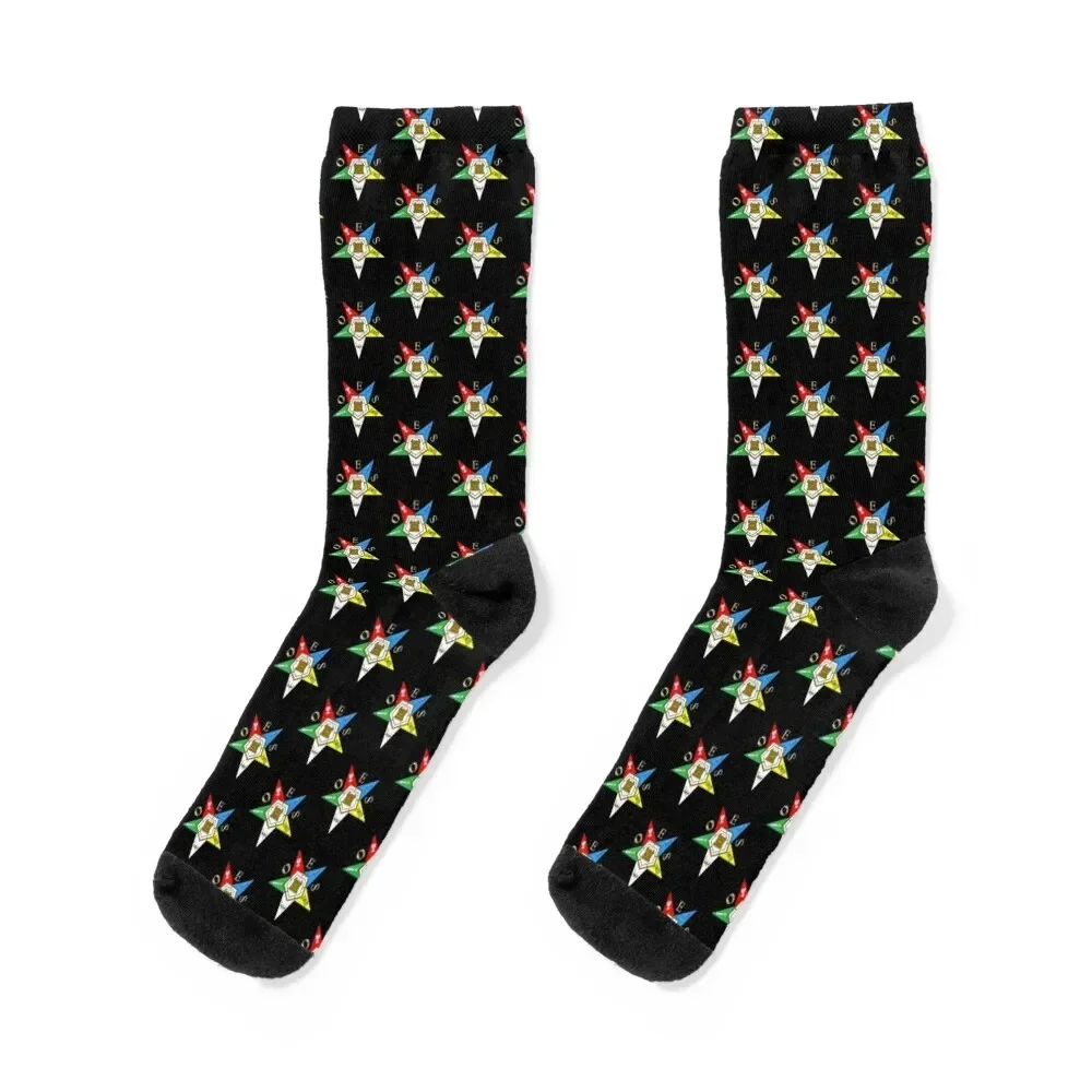 Order of the Eastern Star OES Socks Stockings compression Heating sock Crossfit Socks For Women Men's