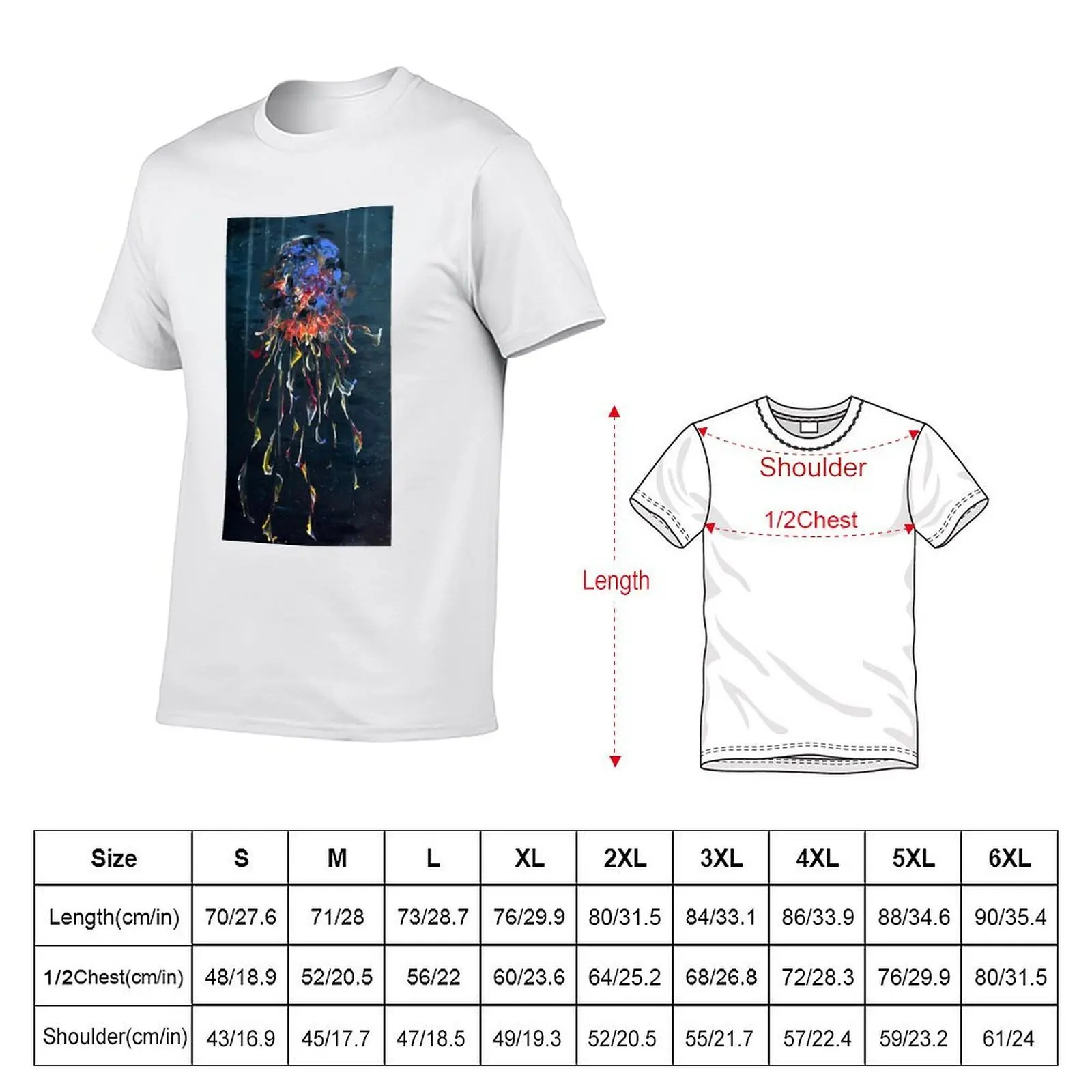 Confident jellyfish T-Shirt custom shirt blacks anime shirts men